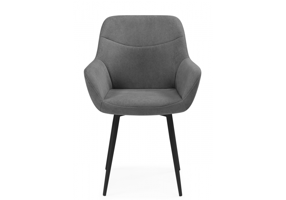 фото стул на металлокаркасе woodville флюид темно-серый (zd 995) / черный 642957 | 220svet.ru