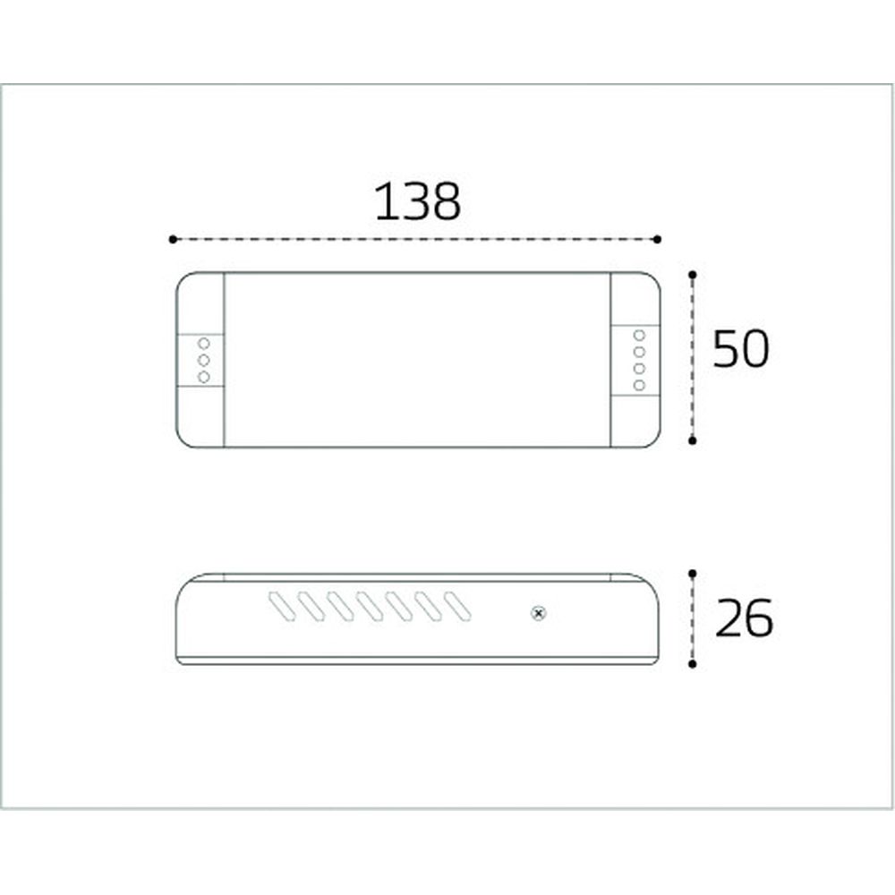 фото блок питания для светодиодной ленты italline m04-513 ita-24v-100w | 220svet.ru