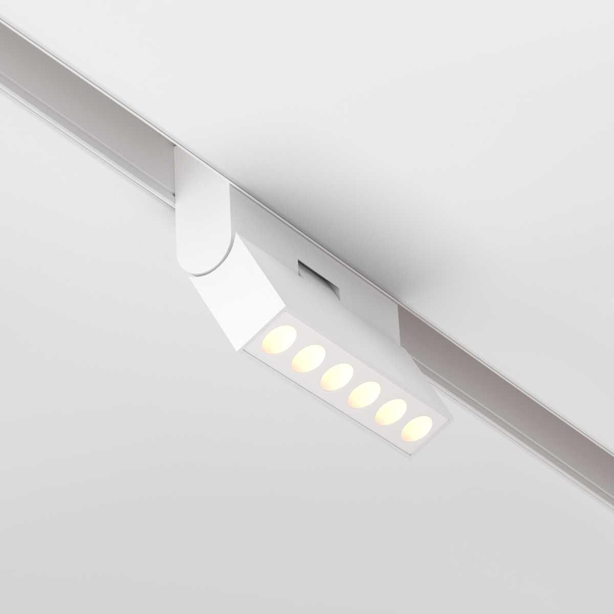 фото трековый светодиодный светильник maytoni technica points tr033-4-6w3k-m-ds-w | 220svet.ru