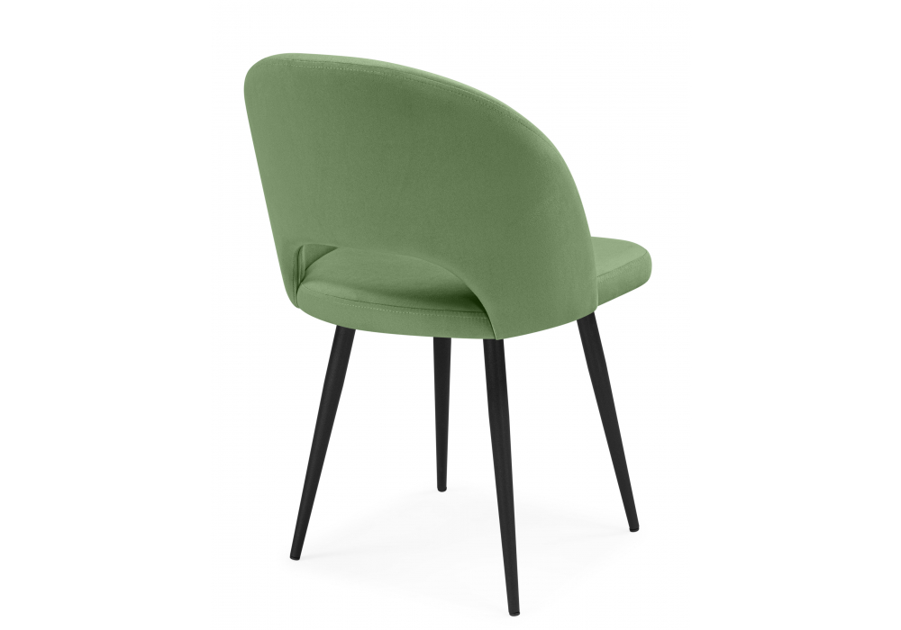 фото стул на металлокаркасе woodville курбис фисташковый (zd 651) / черный 642939 | 220svet.ru