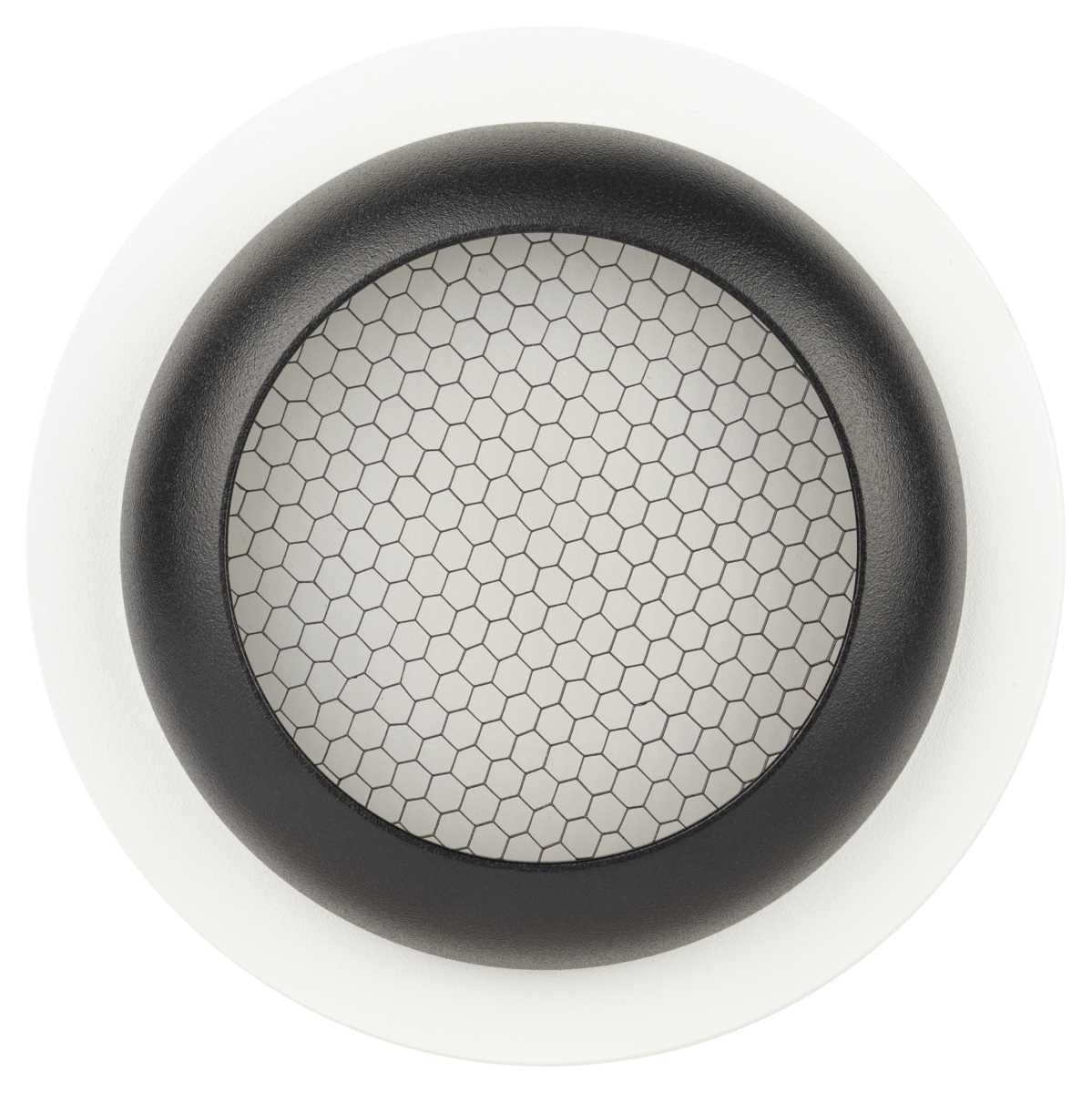 фото светильник встраиваемый эра kl111 wh/bk под лампу gx53 белый/черный матовый б0061537 | 220svet.ru