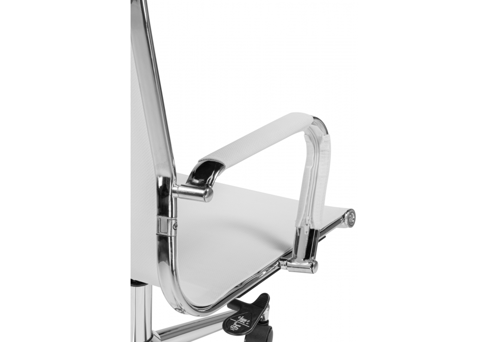 фото компьютерное кресло woodville reus сетка белый / хром 15969 | 220svet.ru