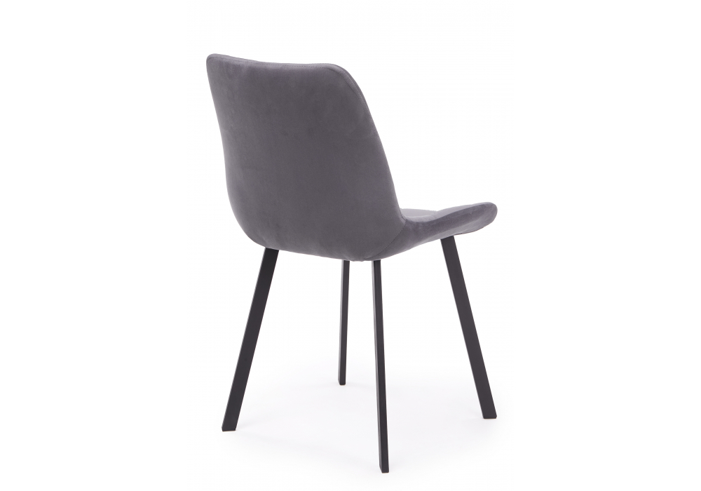 фото стул вращающийся  на металлокаркасе woodville челси 360 п темно-серый (zd 995) / черный 632465 | 220svet.ru