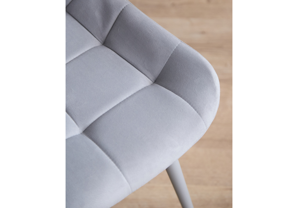 фото стул на металлокаркасе woodville челси к светло-серый (zd 960) / серый np 632448 | 220svet.ru