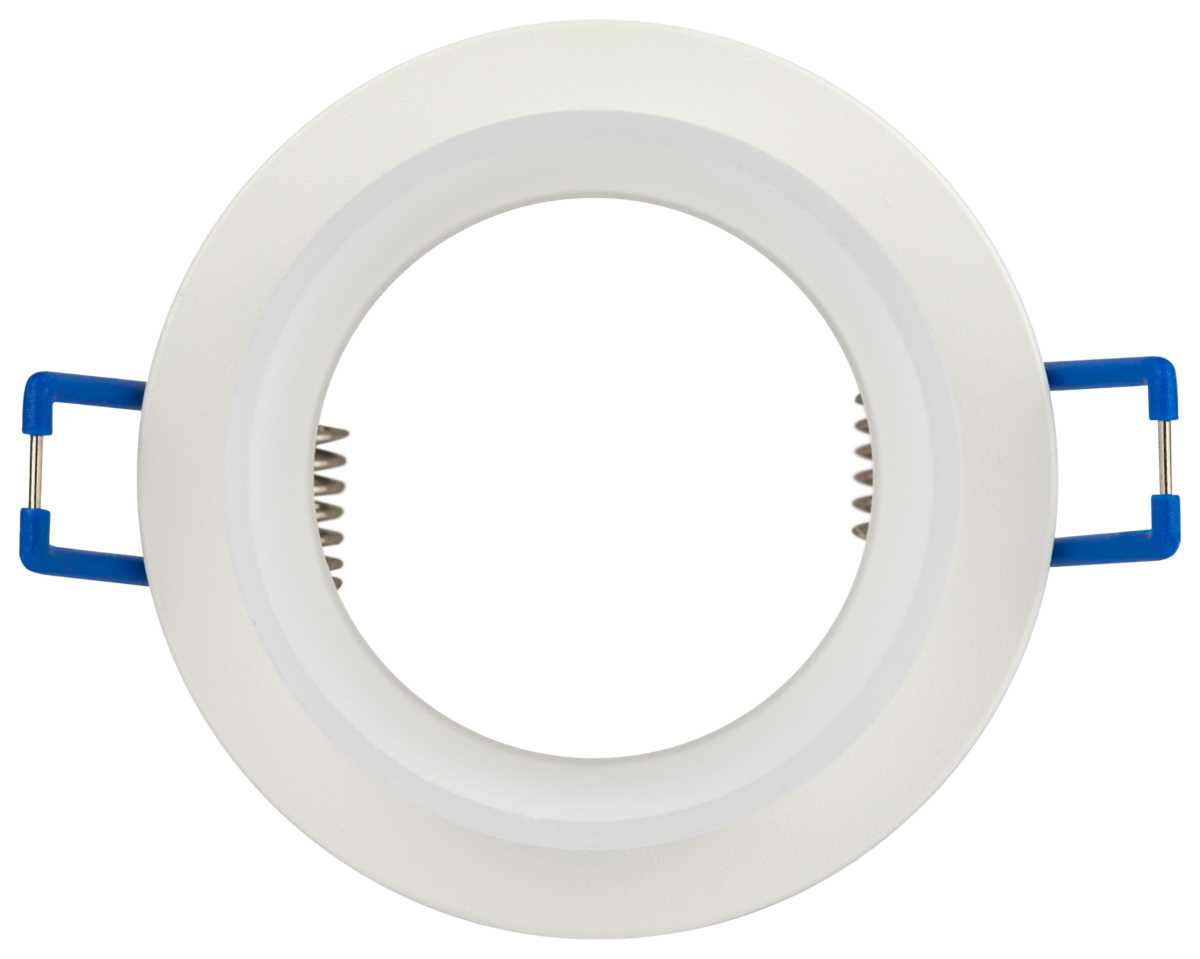 фото светильник встраиваемый декоративный эра dk106 wh под лампу mr16 gu5.3 белый б0058426 | 220svet.ru