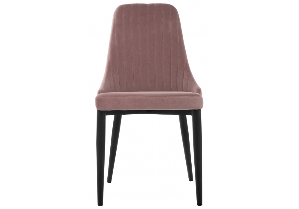 фото стул на металлокаркасе woodville kora light purple / black 15094 | 220svet.ru