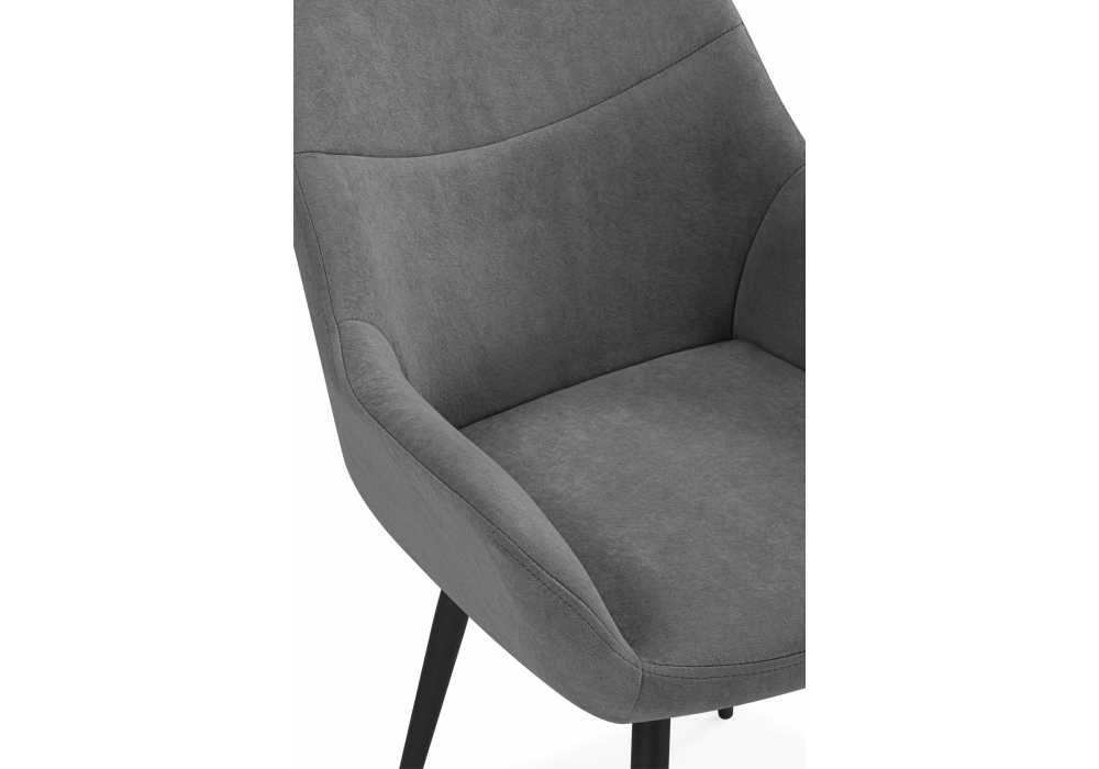 фото стул на металлокаркасе woodville флюид темно-серый (zd 995) / черный 642957 | 220svet.ru