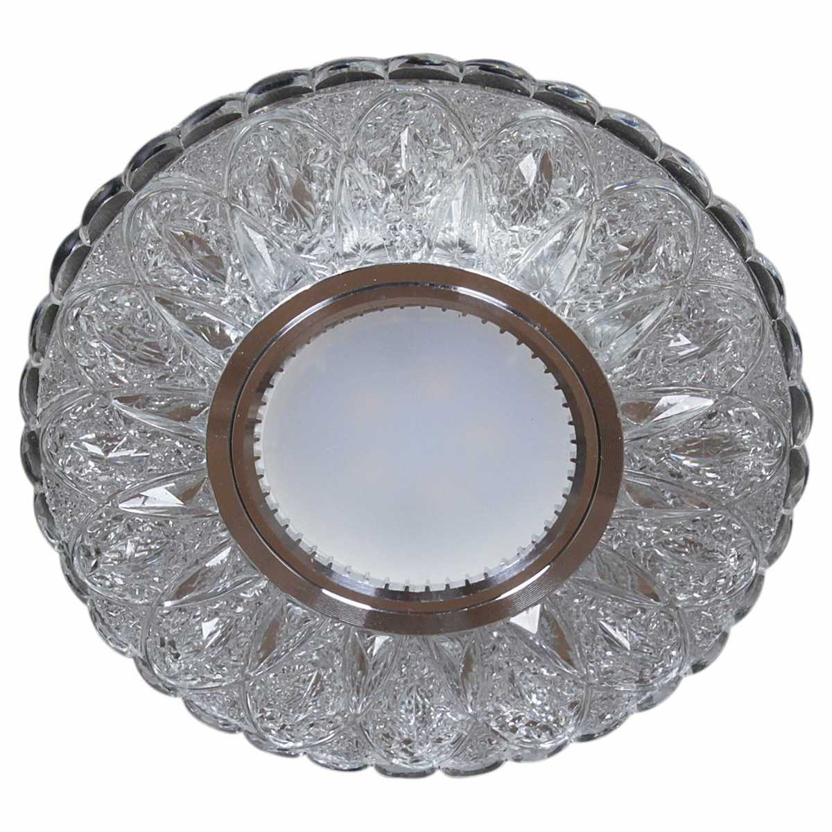 фото точечный светильник reluce 51618-9.0-001mn mr16+led3w dl 4000k wh | 220svet.ru