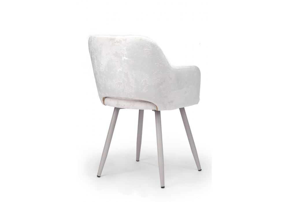 фото стул на металлокаркасе woodville эолин светло-бежевый (simple 011) / серый 631688 | 220svet.ru