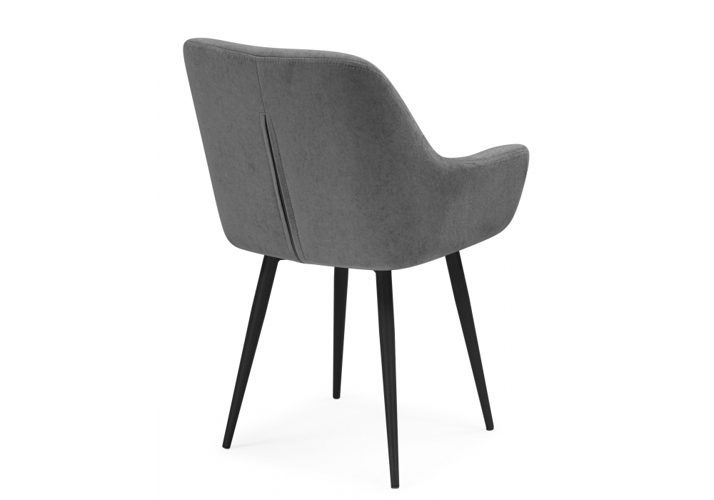 фото стул на металлокаркасе woodville флюид темно-серый (zd 995) / черный 642957 | 220svet.ru