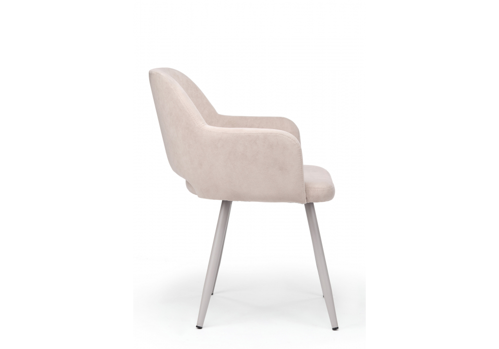 фото стул на металлокаркасе woodville эолин латте (glory 10) / серый 631700 | 220svet.ru