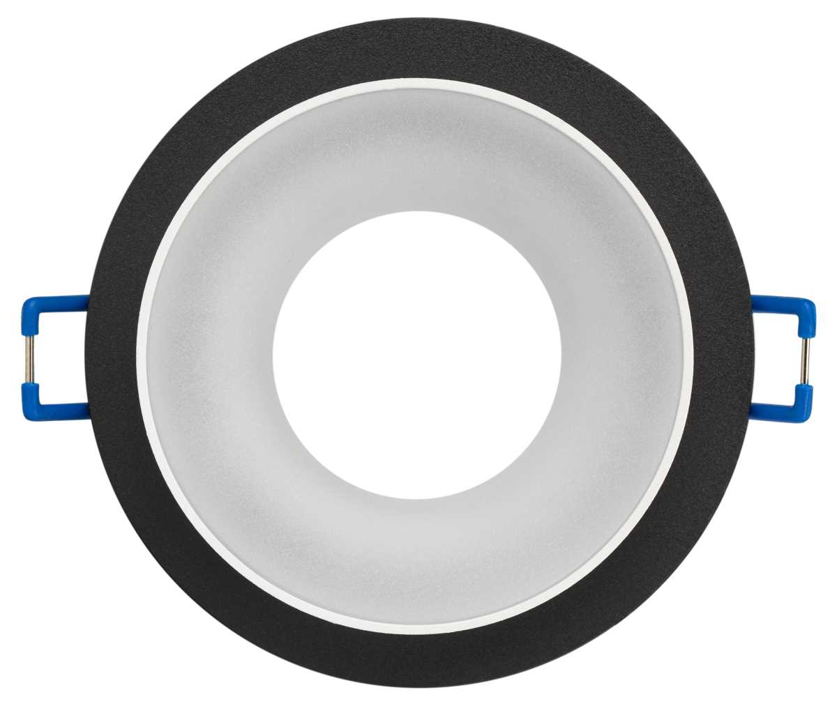 фото светильник встраиваемый декоративный эра dk95 bk под лампу mr16 gu5.3 черный б0055591 | 220svet.ru