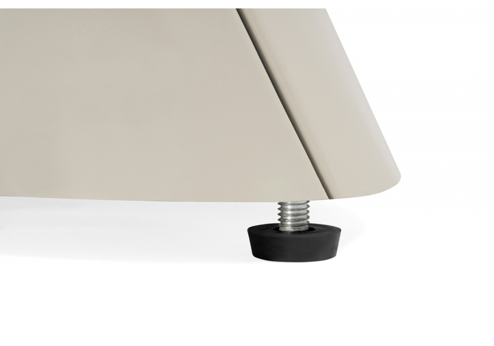 фото керамический стол раскладной woodville grig 165(240)x90 серо-бежевый 15859 | 220svet.ru