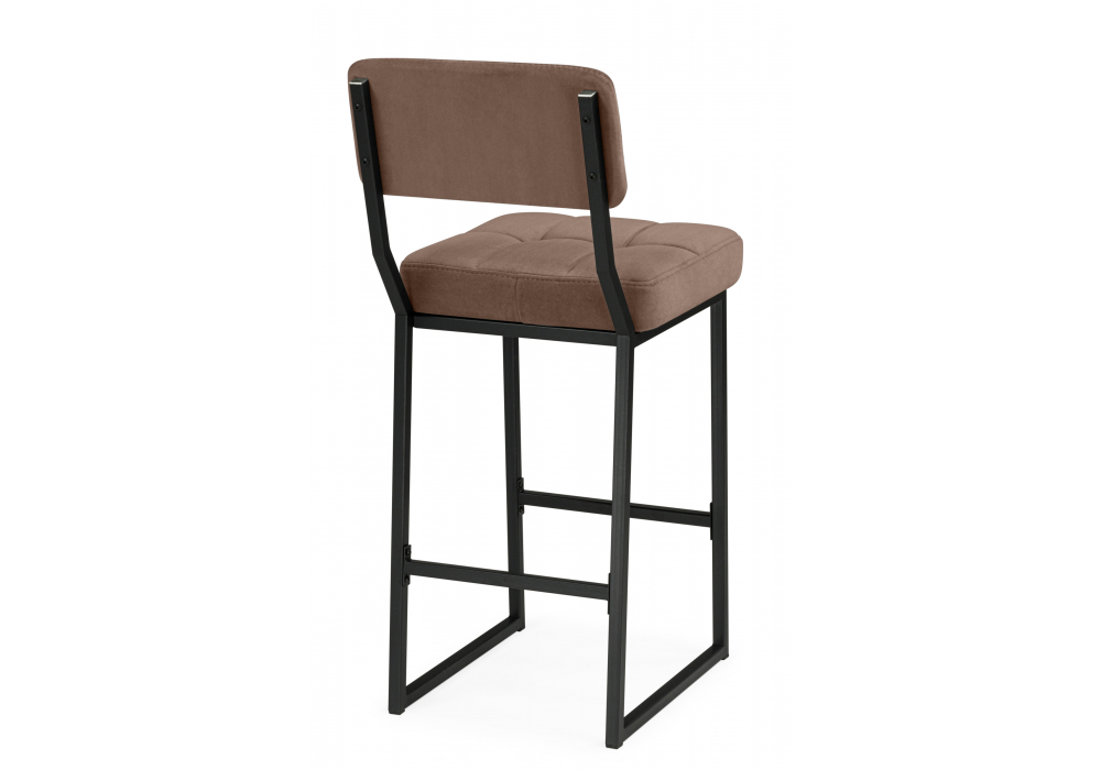 фото барный стул woodville ларс selfie cocoa / черный 674657 | 220svet.ru