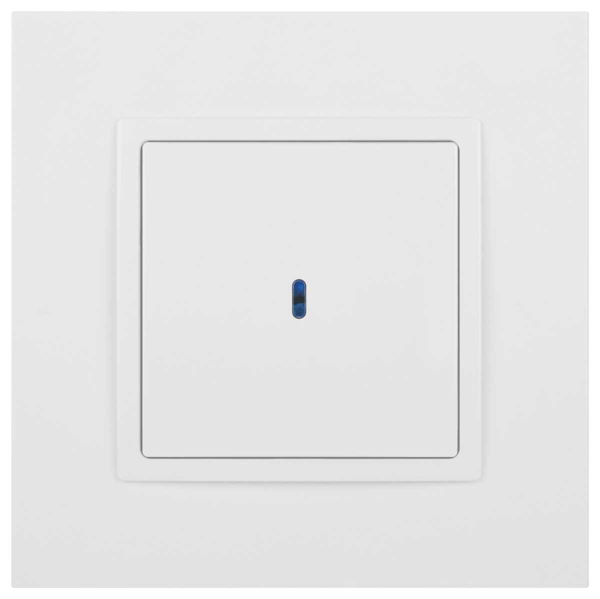 фото выключатель эра elegance 14-1102-01м с подсветкой, 10ах-250в, белый матовый б0065783 | 220svet.ru