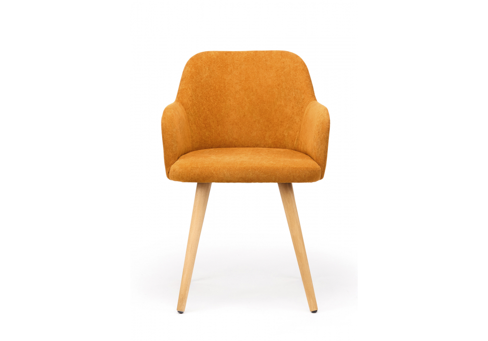 фото стул деревянный woodville инфини терракота (ocean 015) / светлое дерево 631719 | 220svet.ru