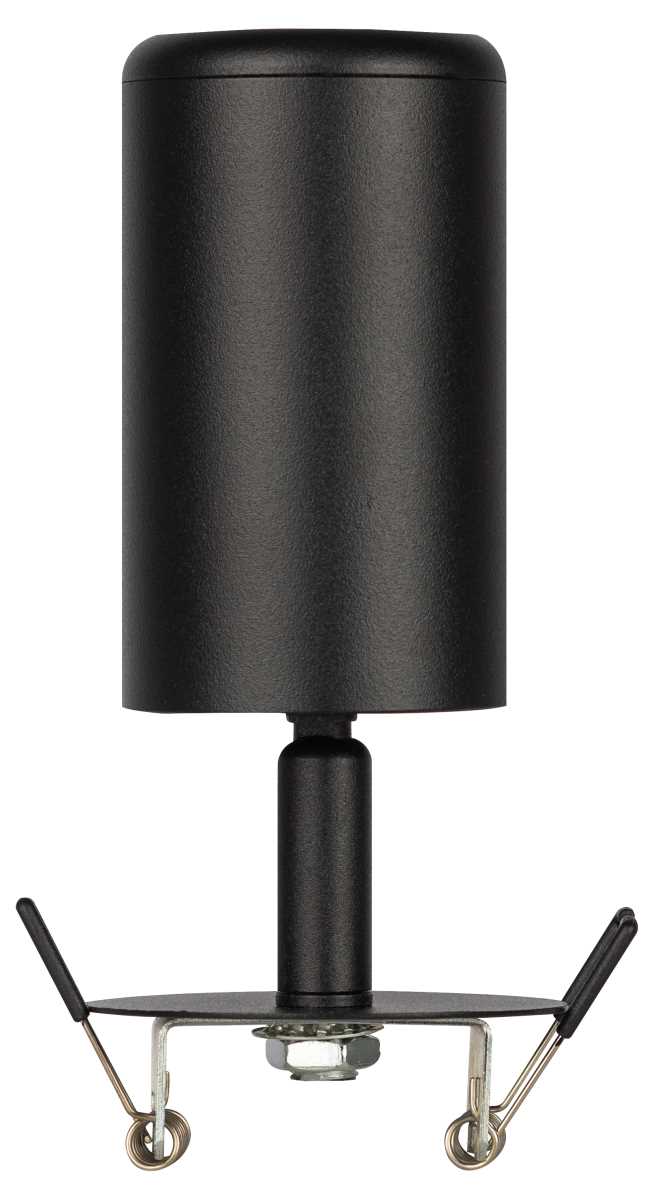 фото светильник встраиваемый алюминиевый эра kl106 bk под лампу mr16 gu10 черный матовый б0061623 | 220svet.ru