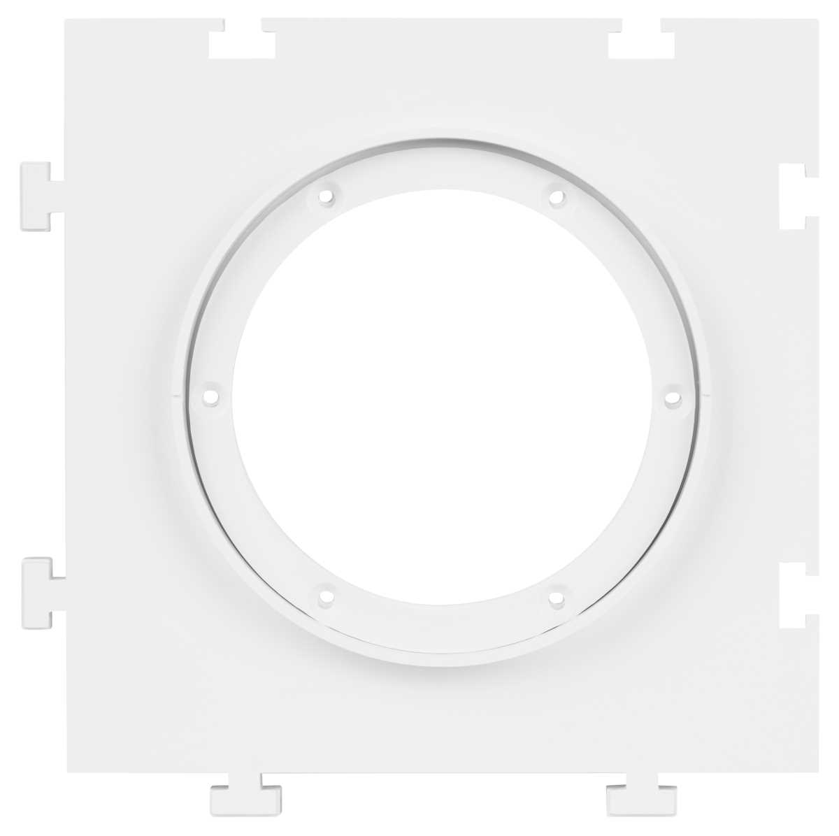 фото закладная платформа эра kl114 wh для светильников встраиваемых d 90 мм белая б0071006 | 220svet.ru