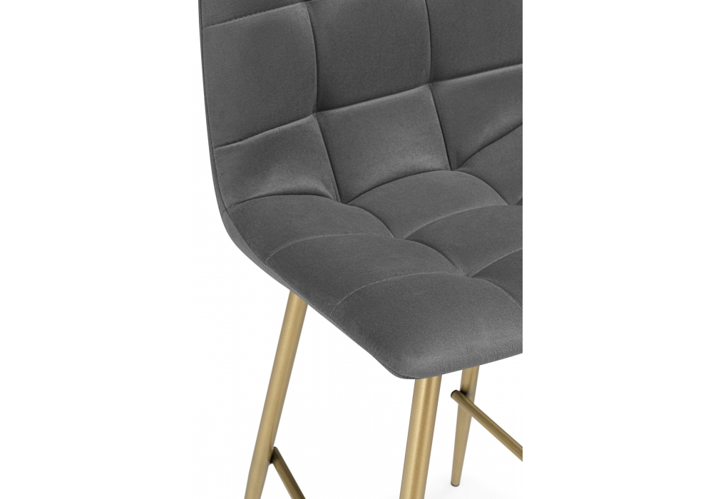 фото барный стул woodville чилли мини темно-серый (zd 995) / золотой np 632269 | 220svet.ru