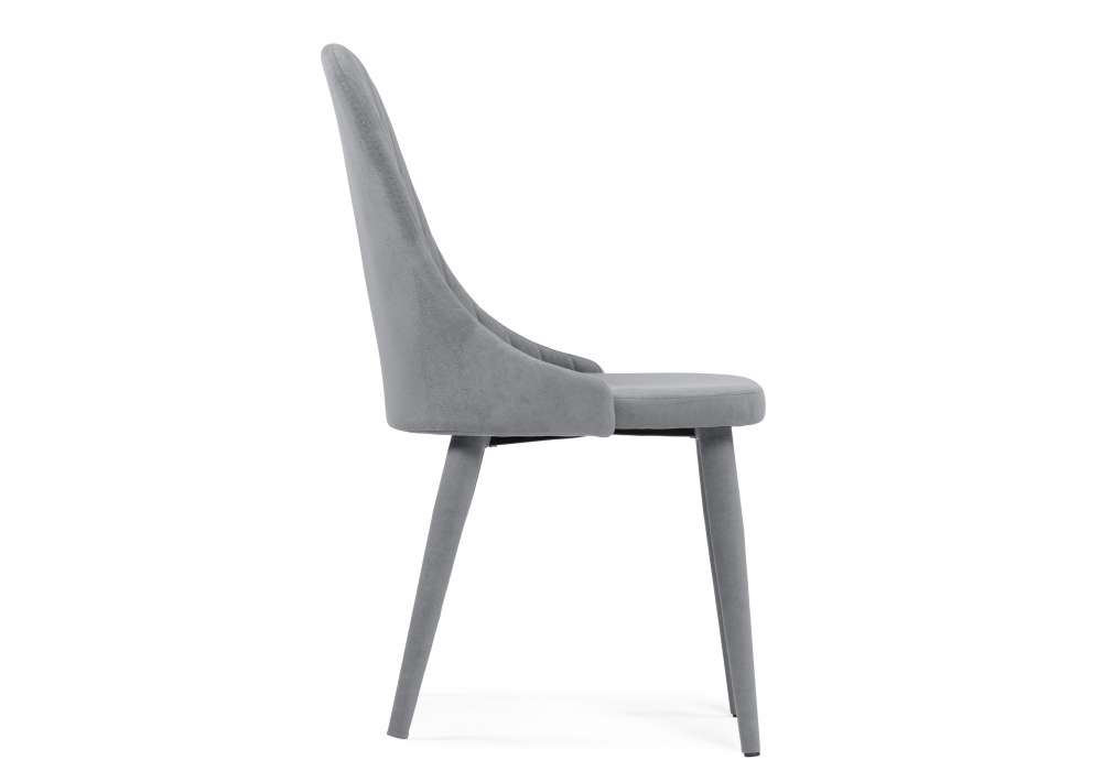 фото стул на металлокаркасе woodville морос с чехлом микровелюр катания сильвер 654623 | 220svet.ru