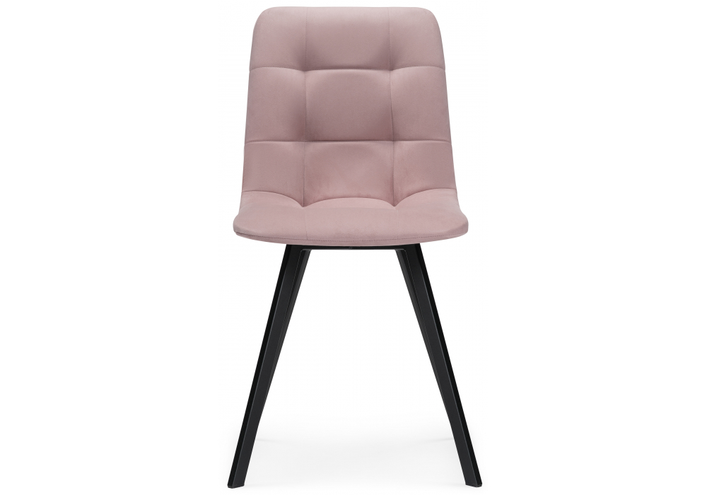 фото стул на металлокаркасе woodville чилли розовый / черный 489716 | 220svet.ru