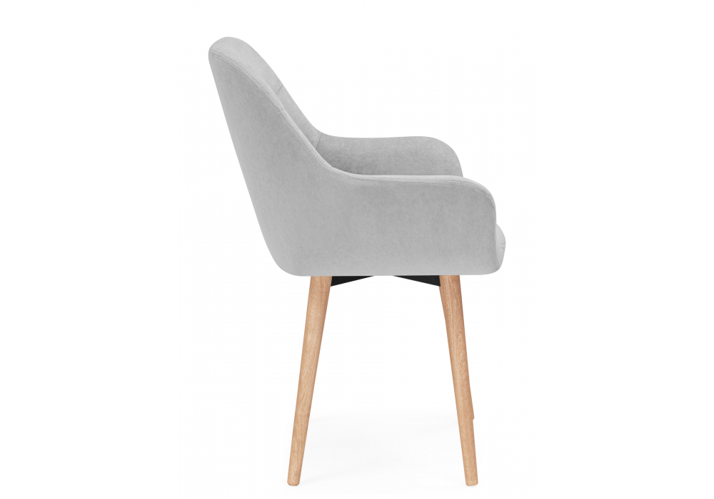 фото стул деревянный woodville флюид 360 светло-серый (zd 960) / светлое дерево 642955 | 220svet.ru