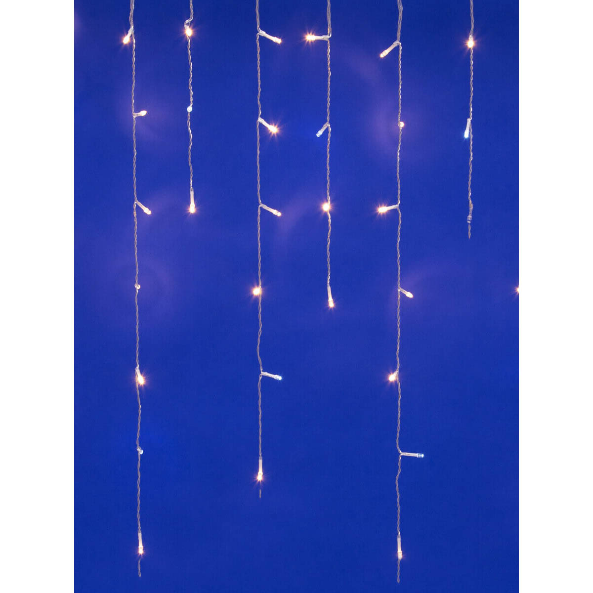 фото уличная светодиодная гирлянда uniel бахрома 220v теплый белый-белый uld-b3010-200/ttk warmwhite-white ip44 ul-00003949 | 220svet.ru