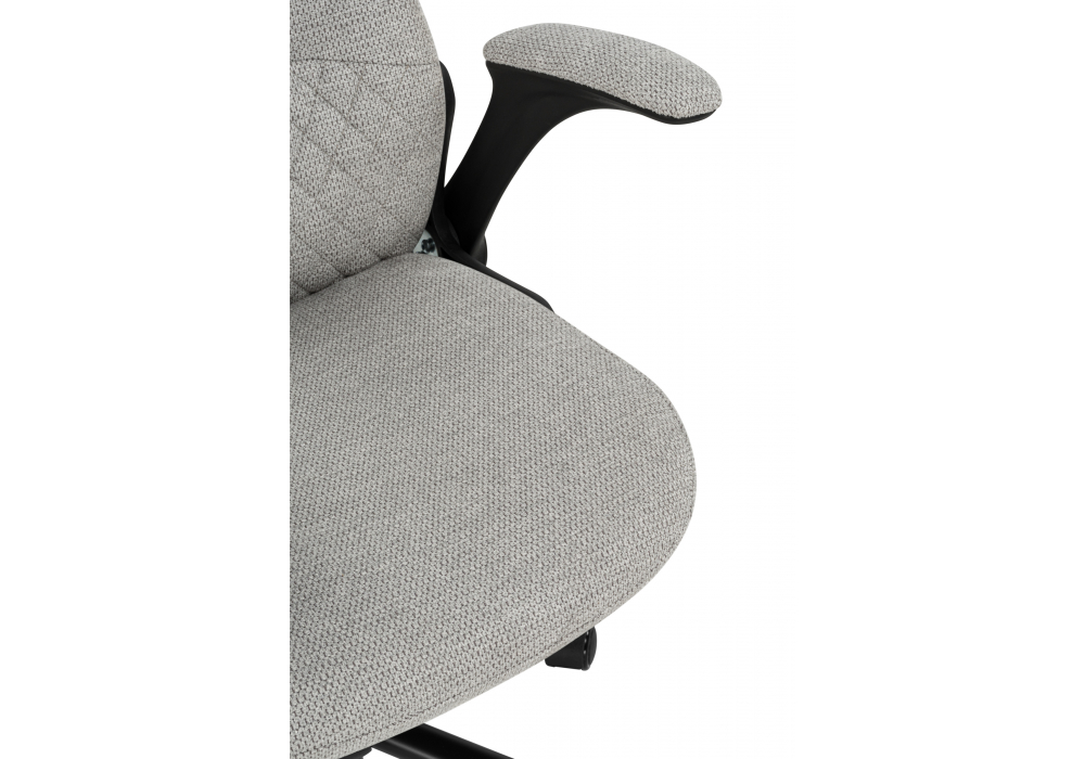 фото офисное кресло woodville gambler светло-серый / черный 15966 | 220svet.ru