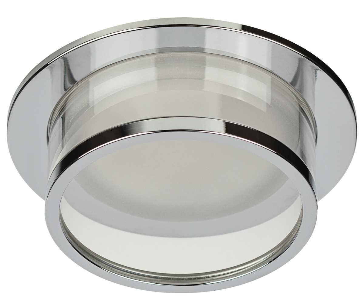 фото светильник встраиваемый декоративный эра dk99 ch под лампу mr16 gu5.3 хром б0058394 | 220svet.ru