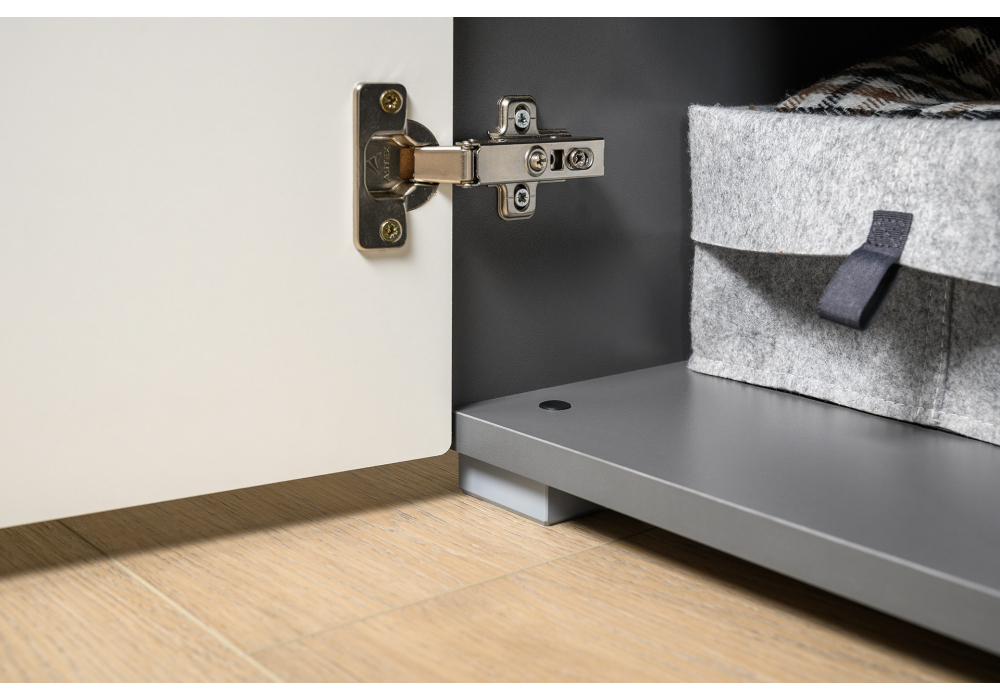 фото тв-тумба woodville опра серый графит / дуб золотой craft 676803 | 220svet.ru