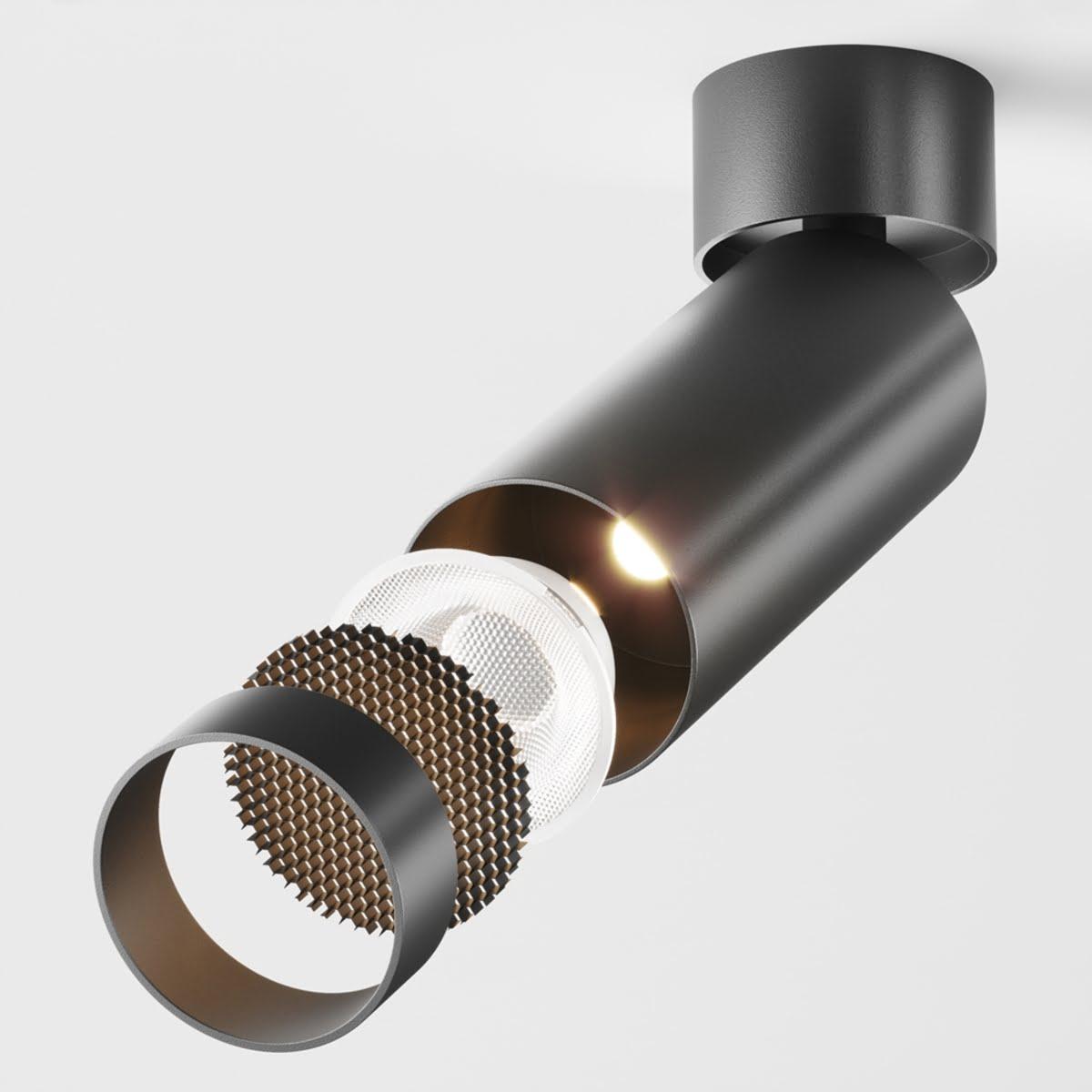 фото потолочный светодиодный светильник maytoni technical focus led c055cl-l12b3k-w-d-b | 220svet.ru