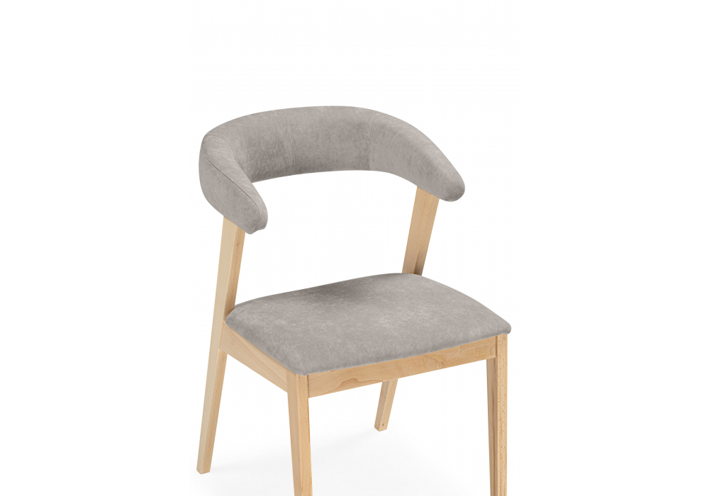 фото стул деревянный woodville токио ткань 231 / светлое дерево 620596 | 220svet.ru