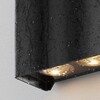 Миниатюра фото уличный настенный светодиодный светильник maytoni shell o570wl-l20b3k | 220svet.ru