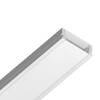 Миниатюра фото профиль накладной для светодиодной ленты ambrella illumination gp1700wh | 220svet.ru