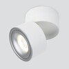 Миниатюра фото светодиодный спот 15w 4200k elektrostandard klips dlr031 белый матовый/серебро | 220svet.ru