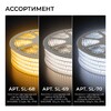 Миниатюра фото комплект светодиодной влагозащищенной ленты ogm 6w/m 120led/m 2835smd белый 5m sl-66 | 220svet.ru