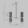 Миниатюра фото потолочная люстра на штанге maytoni antic mod302pl-10w | 220svet.ru