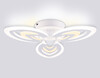 Миниатюра фото потолочная светодиодная люстра с пультом ду ambrella light acrylica fa4545 | 220svet.ru