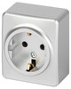 Миниатюра фото розетка эра эксперт 11-2203-03 2p+e schuko ip20 16a-250в оу алюминий б0063020 | 220svet.ru