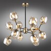 Миниатюра фото потолочная люстра omnilux pozzallo oml-93407-12 | 220svet.ru