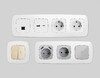 Миниатюра фото рамка 5-постовая ambrella volt omega ecta of140105 | 220svet.ru