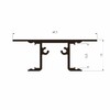 Миниатюра фото профиль алюминиевый с рассеивателем elektrostandard a066621 | 220svet.ru