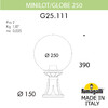 Миниатюра фото ландшафтный фонарь fumagalli minilot/g250. g25.111.000.wye27 | 220svet.ru