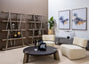 Миниатюра фото кресло без подлокотников букле бежевое garda decor 58db-23052 | 220svet.ru