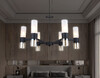Миниатюра фото подвесная люстра ambrella light heigh light bk lh55104 | 220svet.ru