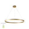 Миниатюра фото подвесная светодиодная люстра crystal lux muchos sp88w led gold | 220svet.ru