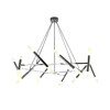 Миниатюра фото подвесная люстра inodesign le pentagone silver 44.6584 | 220svet.ru