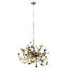 Миниатюра фото подвесной светильник crystal lux garden sp3 d400 gold | 220svet.ru