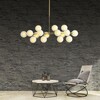Миниатюра фото подвесная люстра lumina deco marsiada ldp 6033-16 gd | 220svet.ru