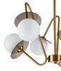 Миниатюра фото потолочная люстра indigo jazz 11020/6r brass v000165 | 220svet.ru